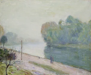 Un méandre de la rivière Loing, 1896